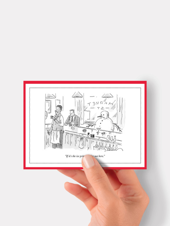 Ice Princess | New Yorker Christmas Cartoon Card