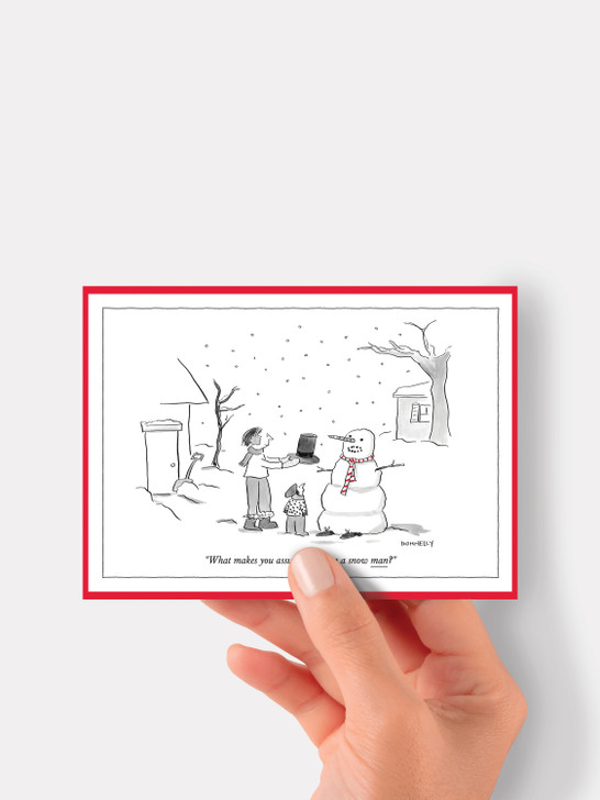 Snowoman | New Yorker Christmas Card