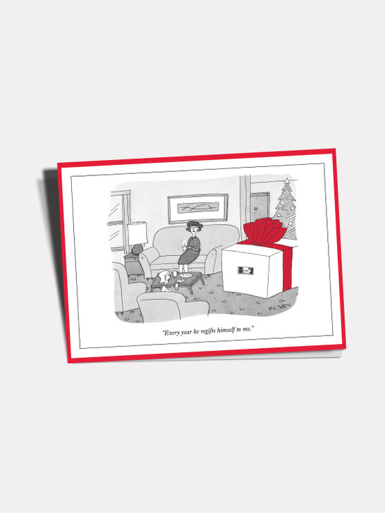 Regift Himself | New Yorker Christmas Card