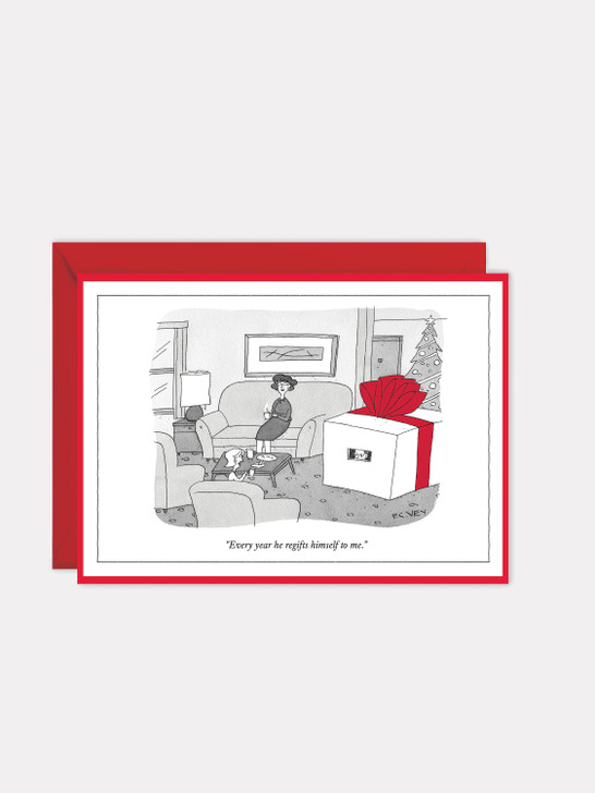 Regift Himself | New Yorker Christmas Card