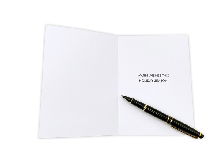 Woman Rents A Dog Sled | New Yorker Christmas Cartoon Card