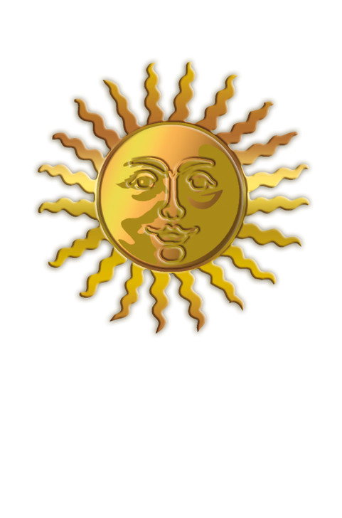Face Of The Sun | Art Greeting Card | Editions Du Desastre