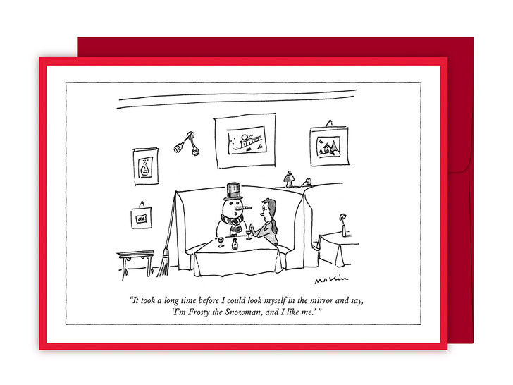 I'm Frosty | New Yorker Christmas Cartoon Card