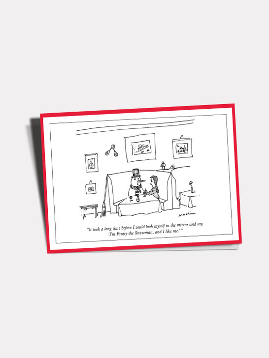 I'm Frosty | New Yorker Christmas Cartoon Card