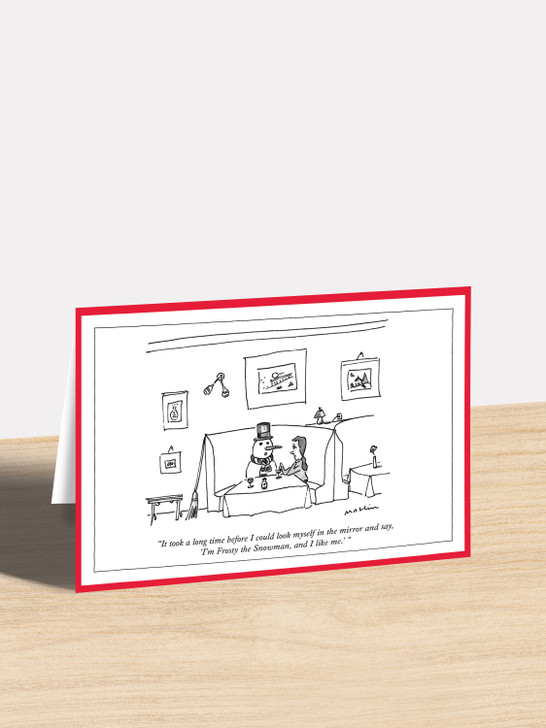 I'm Frosty | New Yorker Christmas Cartoon Card