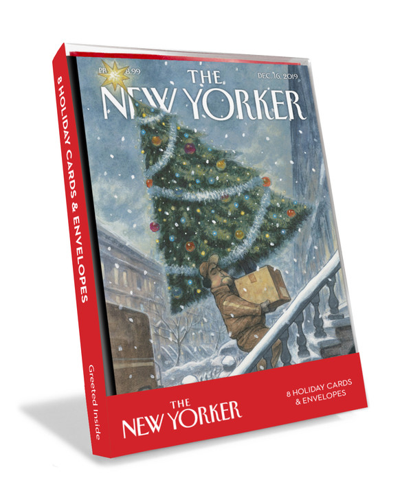 Priority Shipping | New Yorker Christmas Cover Card