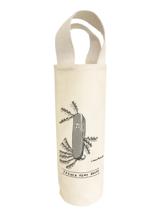 NYWT01 - FRENCH ARMY KNIFE WINE TOTE