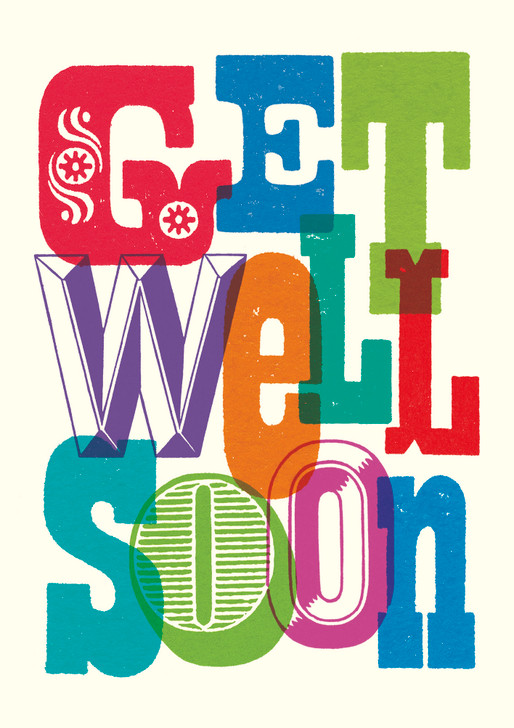Gw - Get Well Soon | General Greeting Card | Art Press