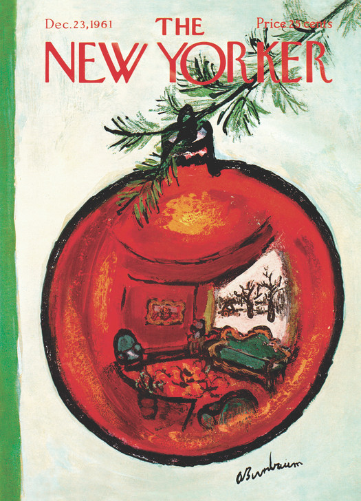 Christmas Morning - New Yorker Cover Card - NYVX065