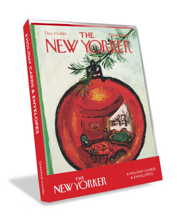 Christmas Morning Reflection | New Yorker Christmas Cover Card