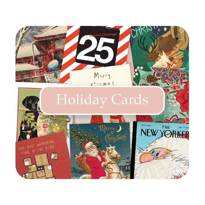 Button to navigate to the christmas and holida greeting card collection