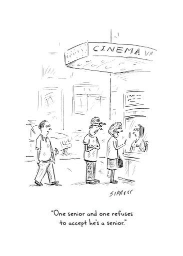 Accepting Senior | Cartoon Greeting Card | Cartoon Collection - Nelson Line