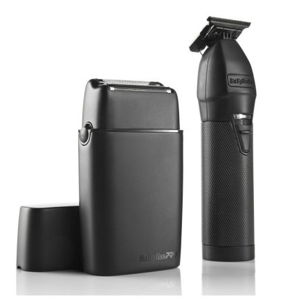 BABYLISSPRO LIMITEDFX MATTE BLACK TRIMMER & SHAVER COMBO