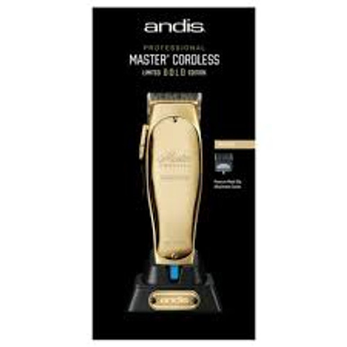 The Limited Edition Gold Andis Master Cordless Clipper is now available