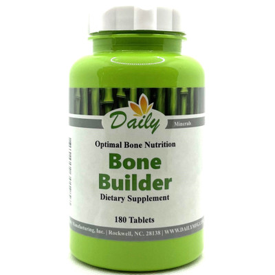 Bone Builder (Vitamin C, Vitamin D3, Vitamin K2, Calcium, Magnesium, Strontium, Boron, Silicon & Betaine Hydrochloride) 