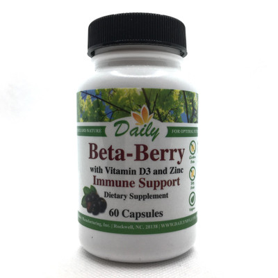 Beta-Berry (Beta Glucan, Elderberry Fruit Ext., Vitamin C, Vitamin D3 & Zinc)