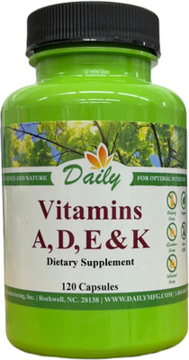 Vitamins A, D, E & K