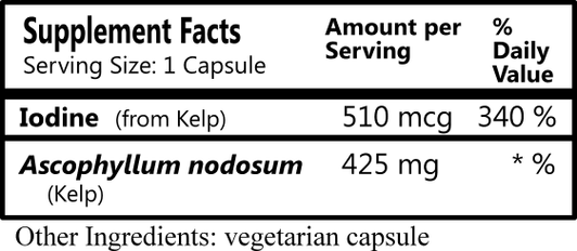 Algazim™ Kelp (Reams Original) 100 Capsules