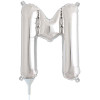 E2795 SILVER LETTER M FOIL 35cm