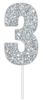 E4099 SILVER GLITTER TOPPER 3