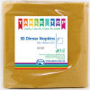 380231 GOLD DINNER 40 X 40CM PACK 50