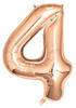 E4774 GIANT NUMERAL FOIL 86cm ROSE GOLD 4