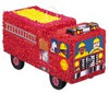 6606 - PINATA FIRE ENGINE 33cm H x 52.1cm W (13" x 20.5")