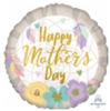 Mother's Day feathers & flowers foil