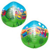 212413 CHOO CHOO TRAIN 3D SPHERE FOIL BALLOON 43cm uninflated
