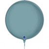 G741P02TS GLOBE 4D PLATINUM TENERIFE SEA 15INCH/38CM FOIL BALLOON. INC HELIUM & RIBBON