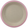 ECO SUGARCANE LUNCH PLATES 180MM LIGHT PINK