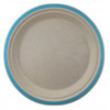 ECO SUGARCANE LUNCH PLATES 180MM LIGHT BLUE