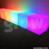 LED GLOW CUBE - PARTY SEAT  COLOUR CHANGING