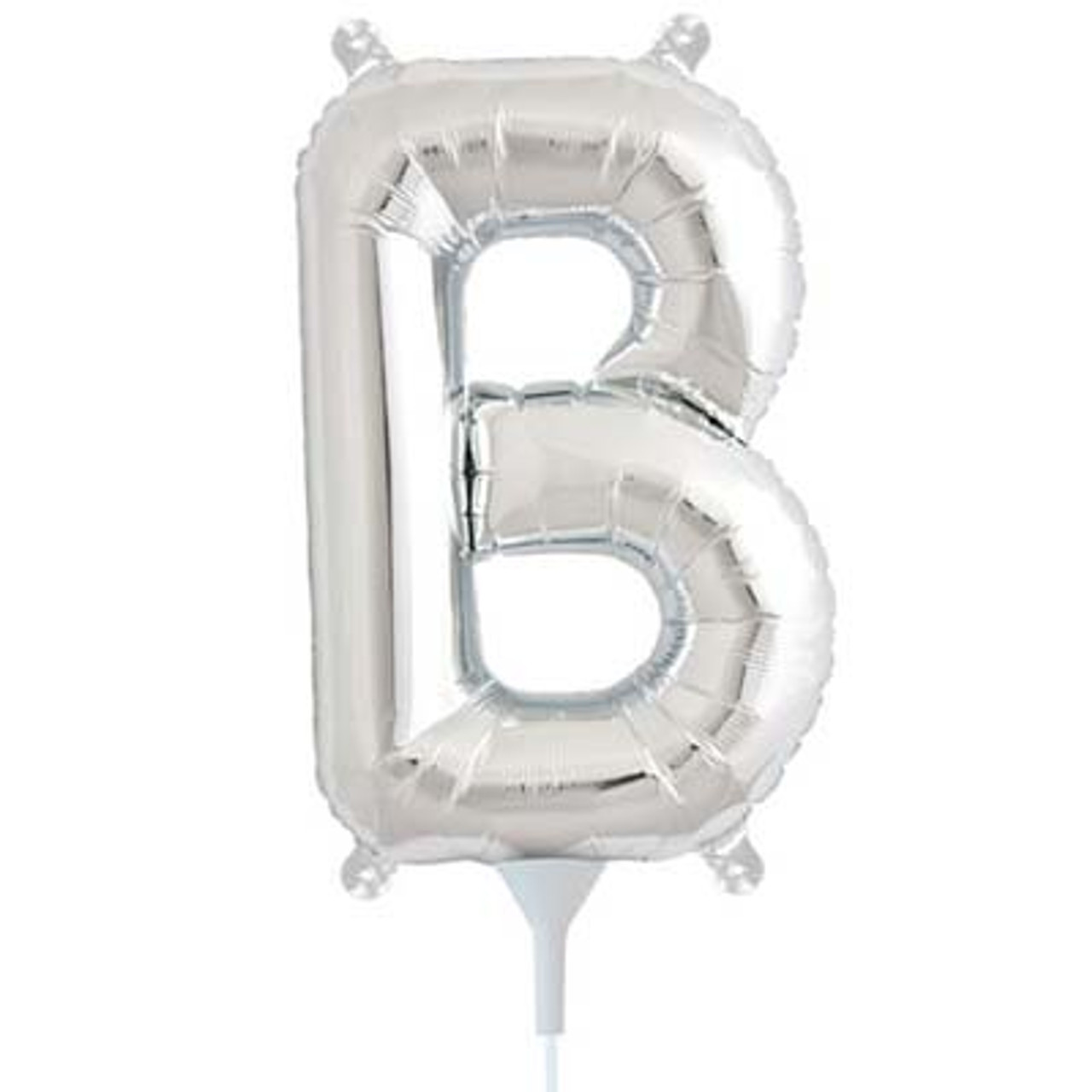 E2801 SILVER LETTER B FOIL 35cm