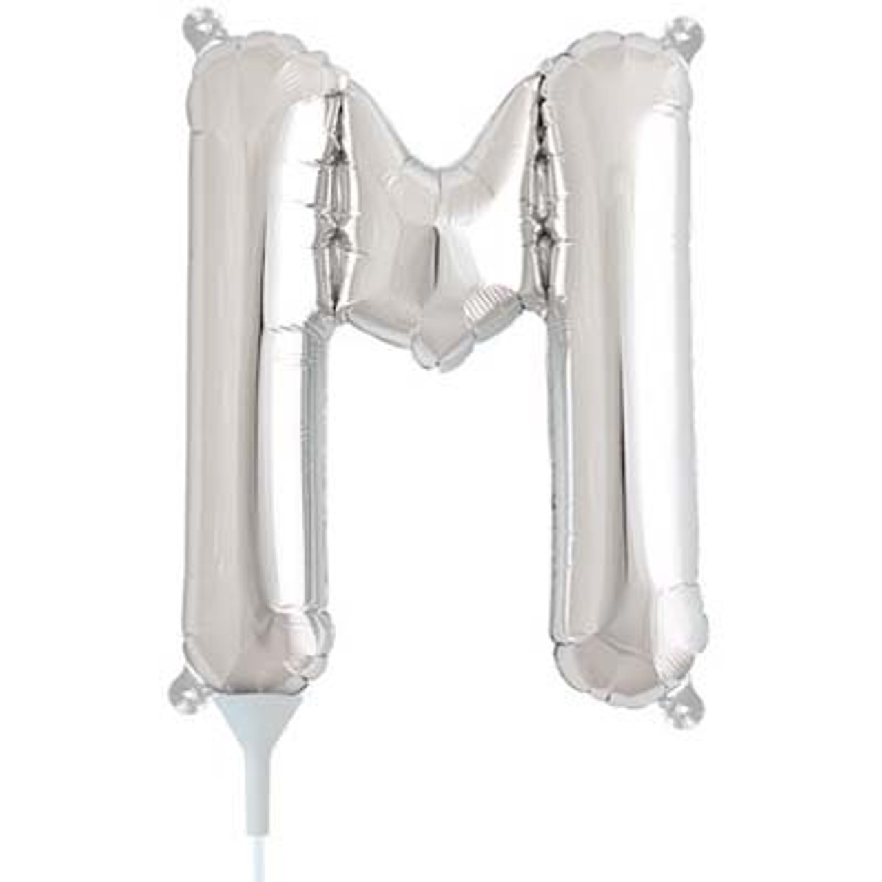 E2795 SILVER LETTER M FOIL 35cm