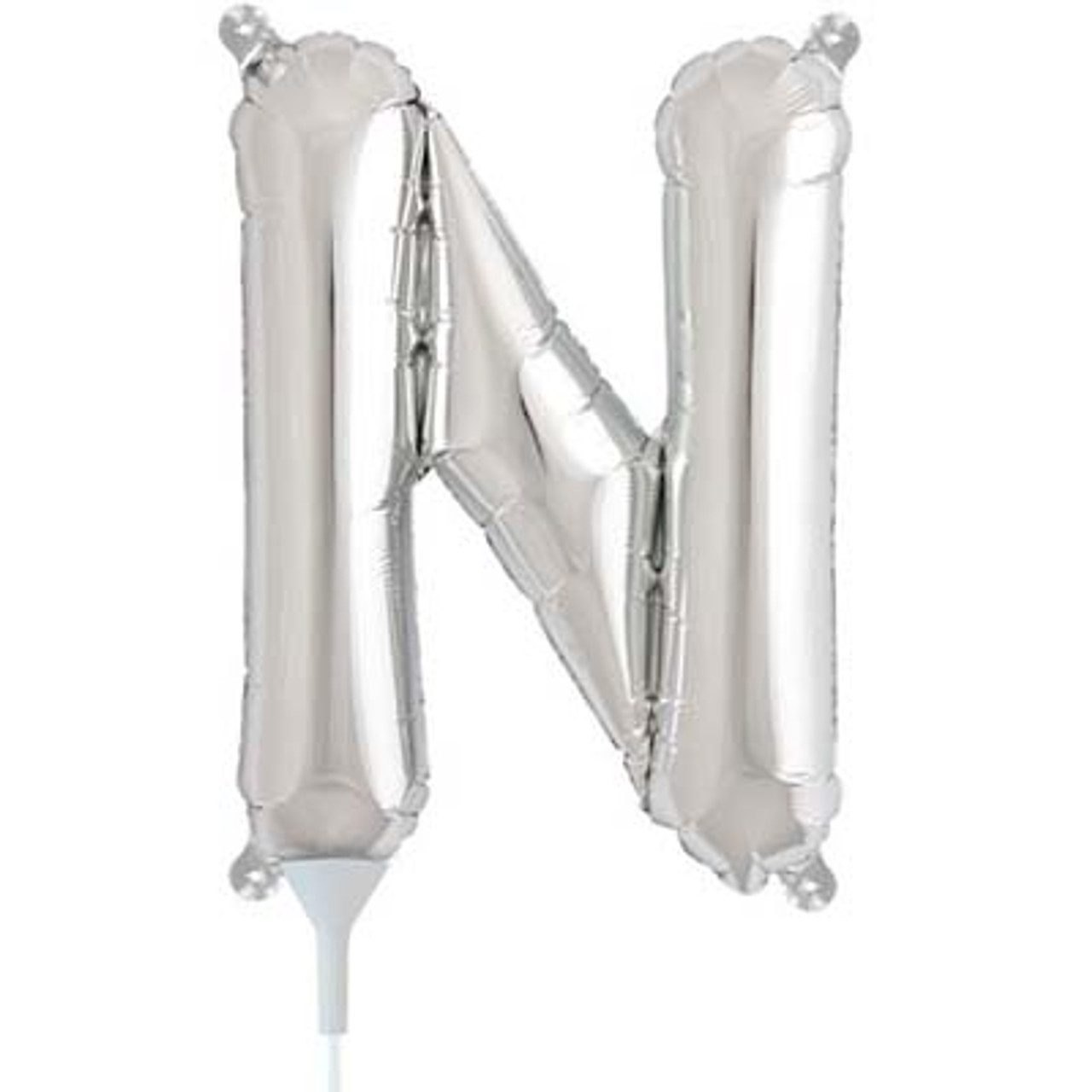 E2787 SILVER LETTER N FOIL 35cm