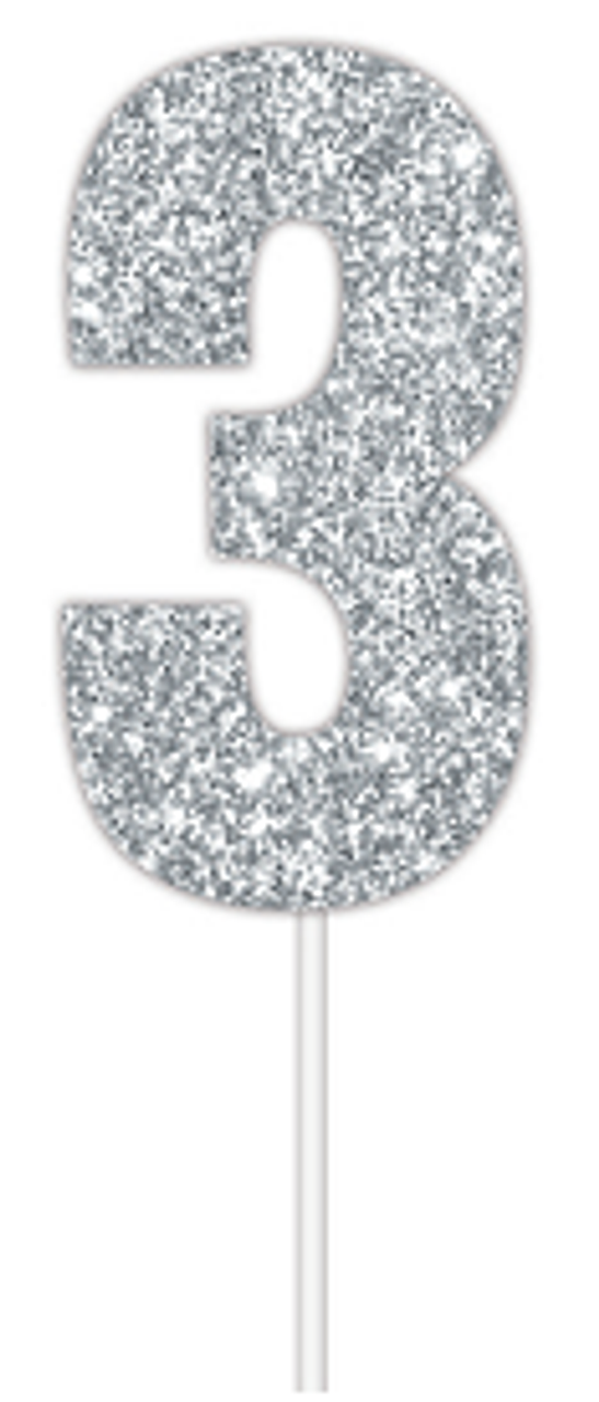 E4099 SILVER GLITTER TOPPER 3