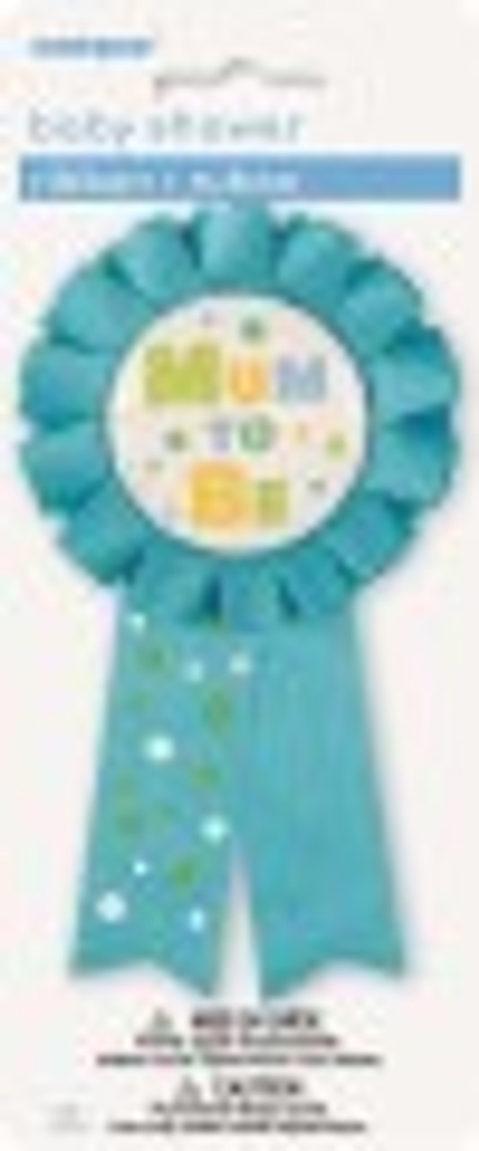 13918 MUM TO BE AWARD RIBBON BLUE