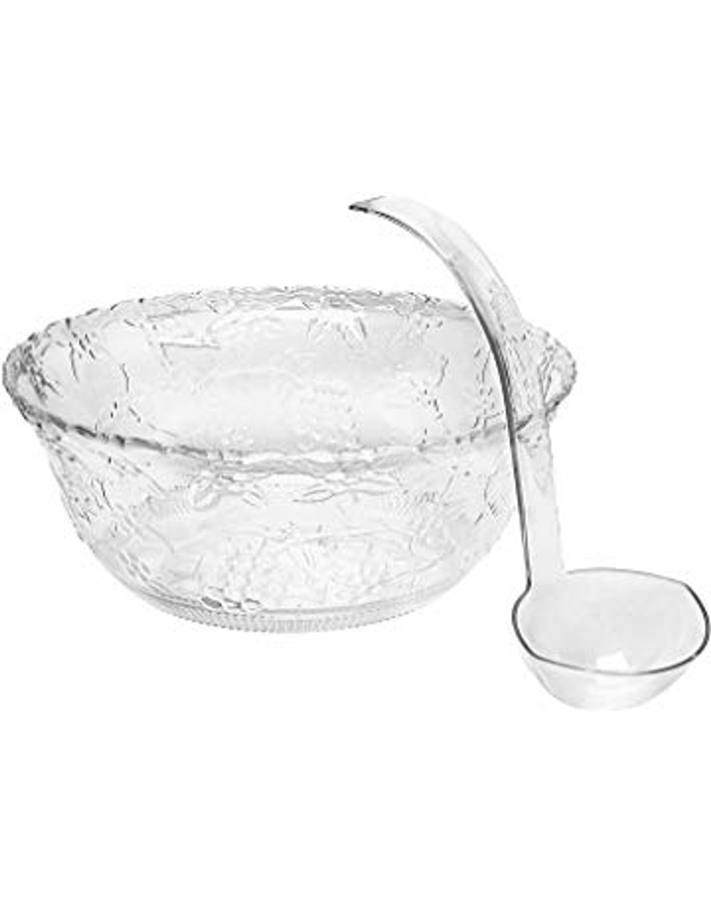 Punch Bowl, Ladle & 10 Cups