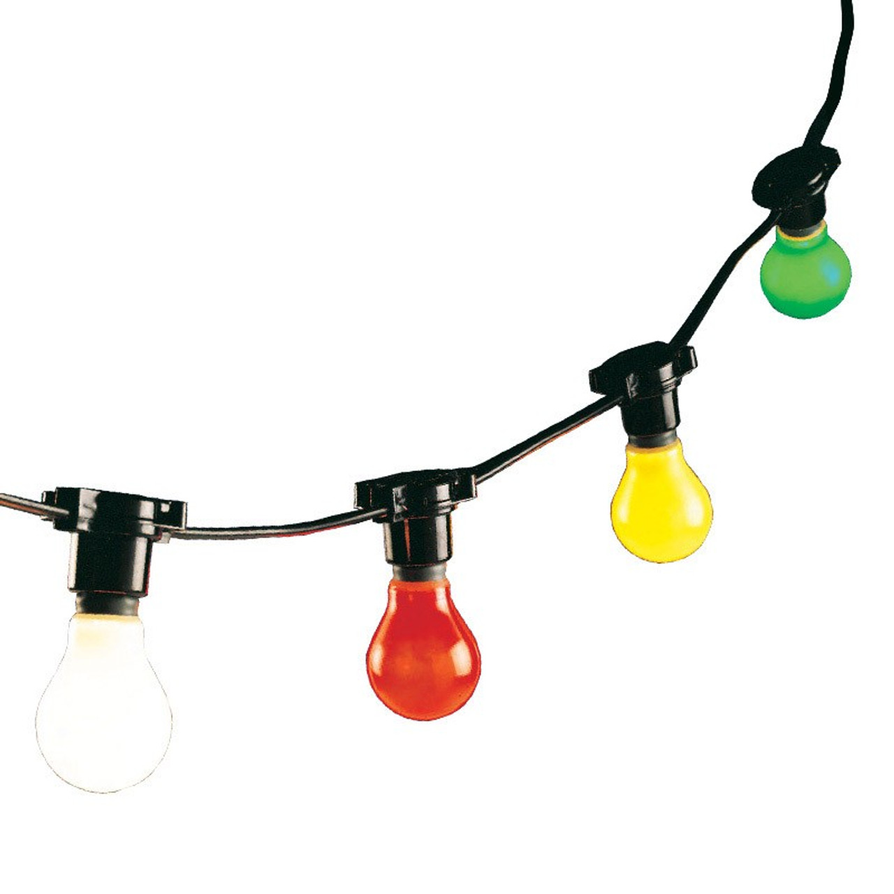 Festoon Lighting - Globes - 8 Metre Coloured