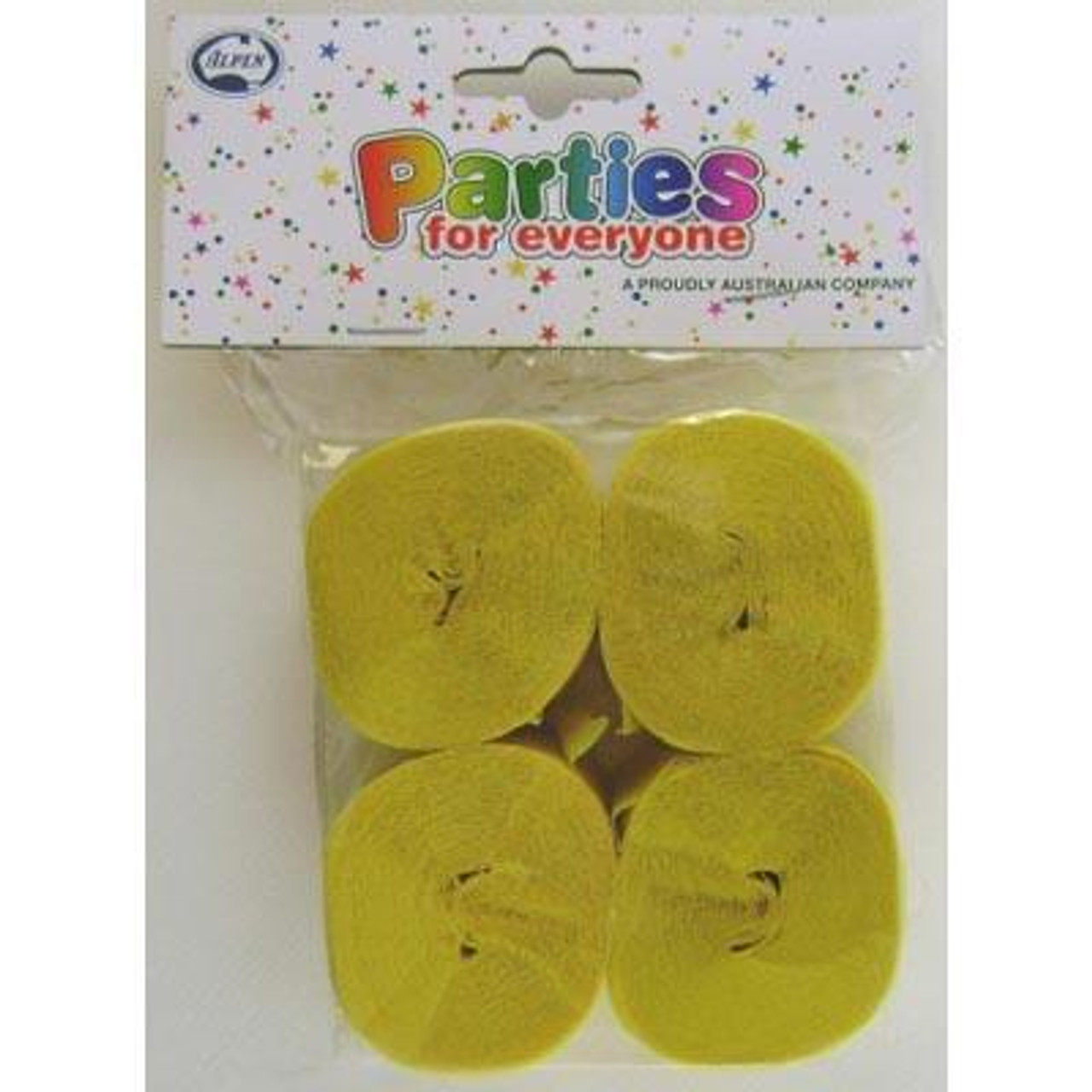 510059 NAT GOLD STREAMER 35mm x 13m - PACK 4 ( SOLD 6 PACKS )