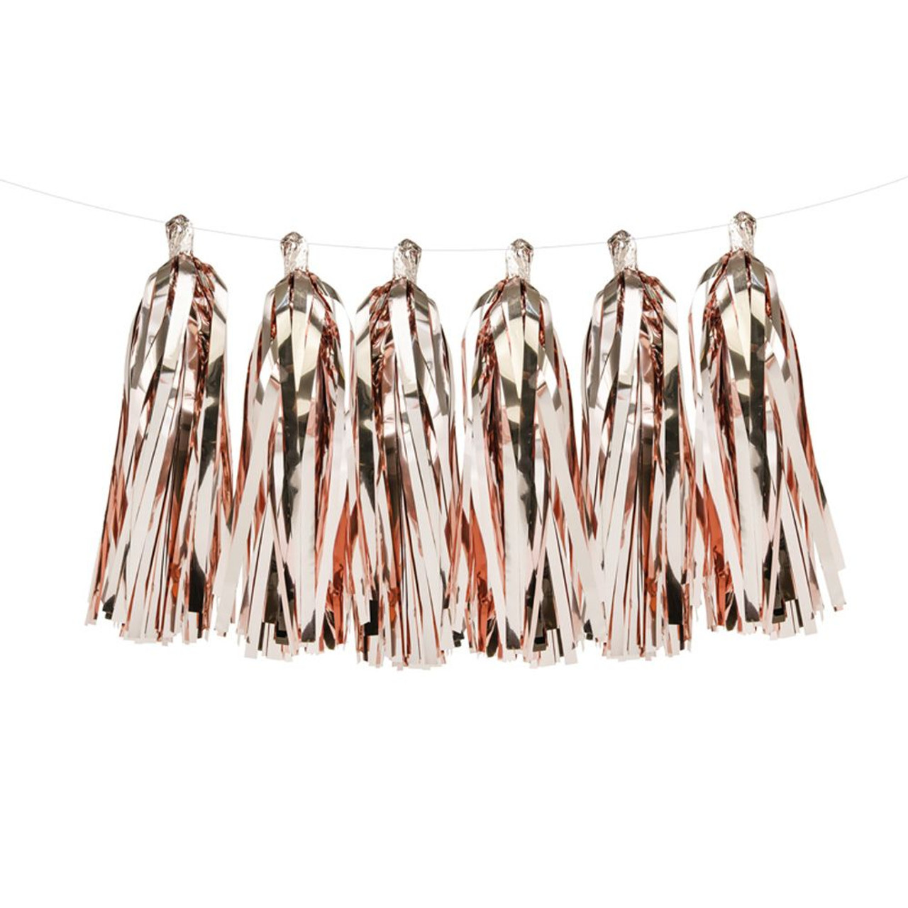 E6199 GARLAND 15 TASSELS ROSE GOLD