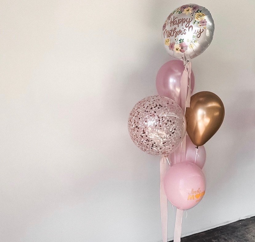 Happy Mothers day Balloon Bunch 1xconfetti, 1 x foil, 5 x latex