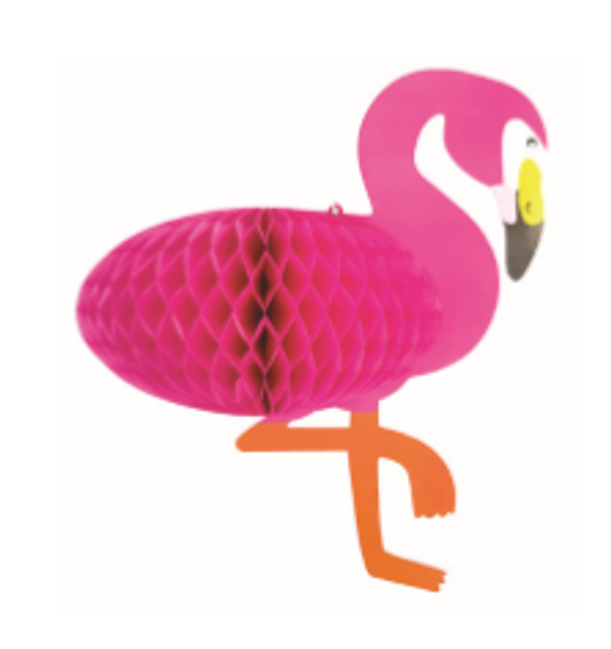 E5682 HONEYCOMB FLAMINGO DECORATION TROPICAL