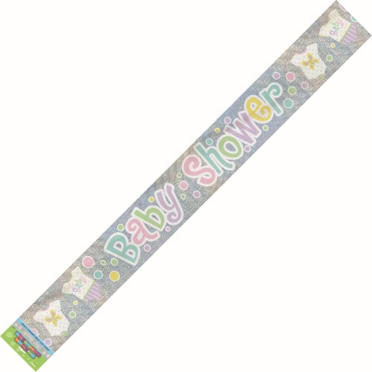 10789 - BABY SHOWER POLKA DOTS BANNER 2.7M