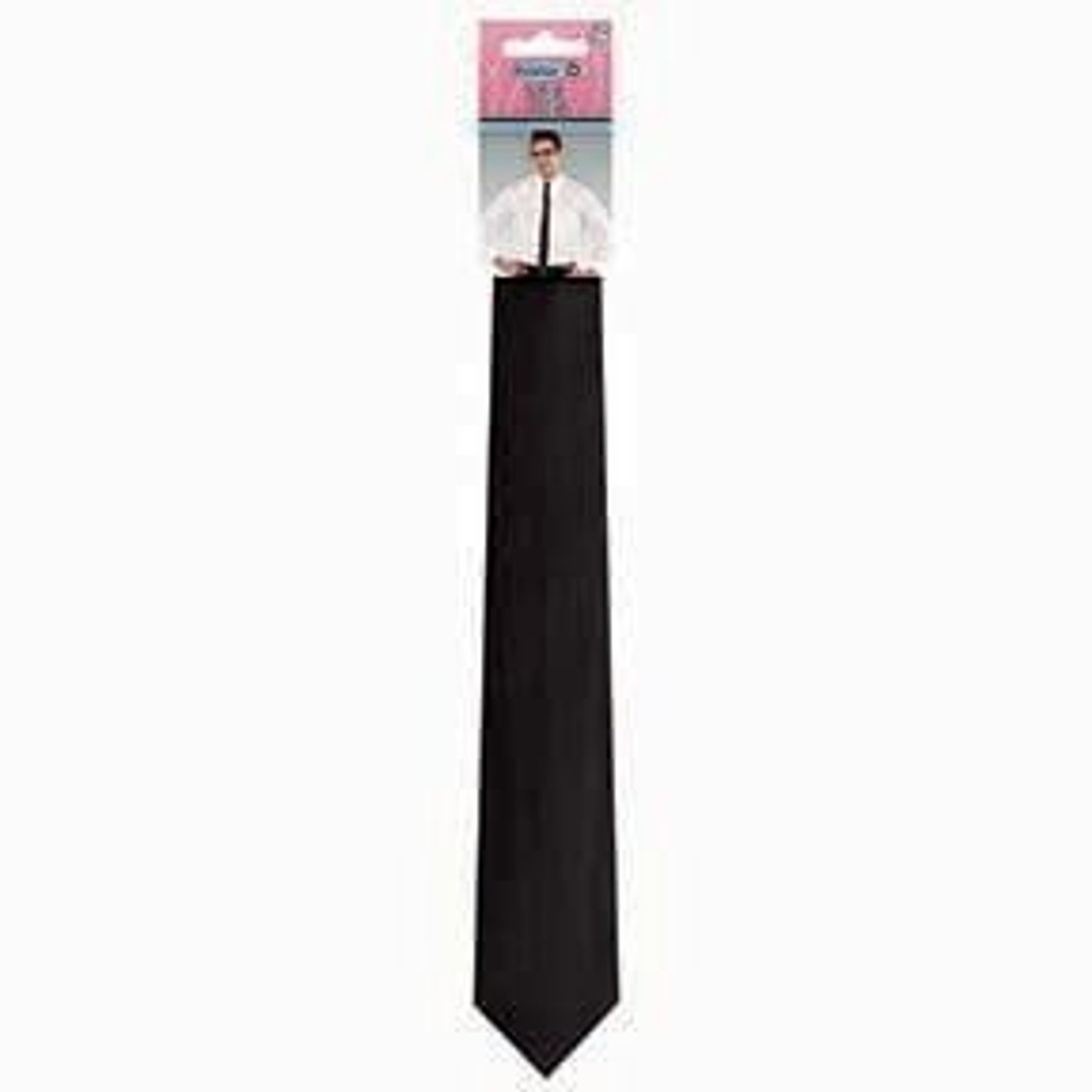 AM843009 TIE GANGSTER BLACK