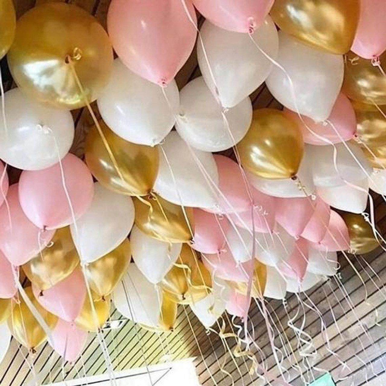 CEILING BALLOONS  - Pastel Pearl FinishFREE FLOATING - PLAIN COLOURS  (Long lasting hi-float- 2/3 day float time)