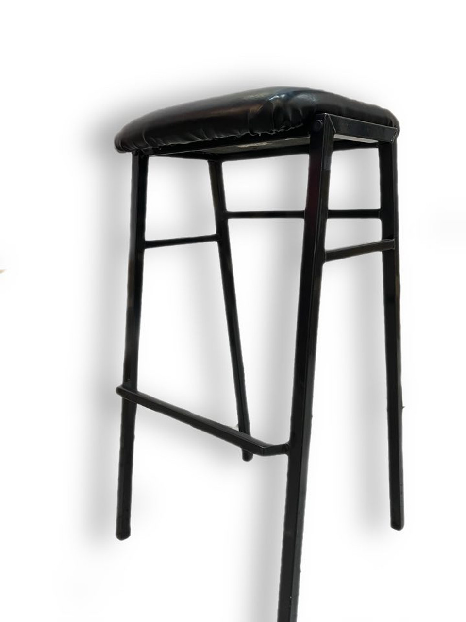 Padded Seat  Bar Stools - Black