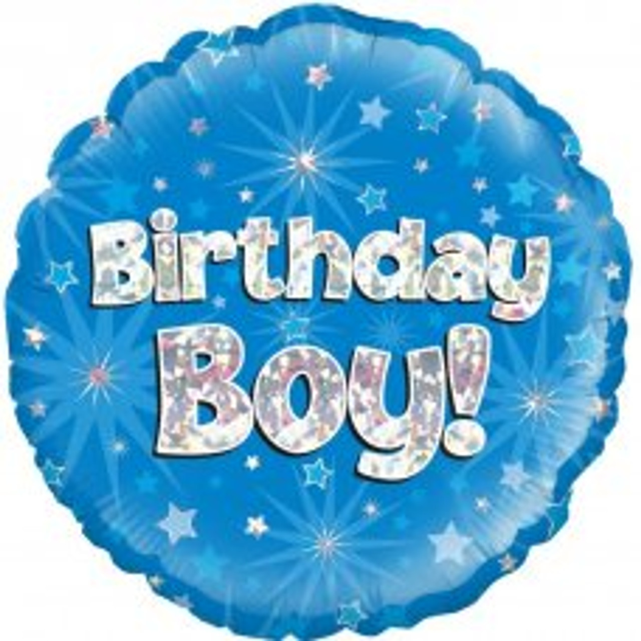 210723 HAPPY BIRTHDAY BOY BLUE 45CM FOIL BALLOON