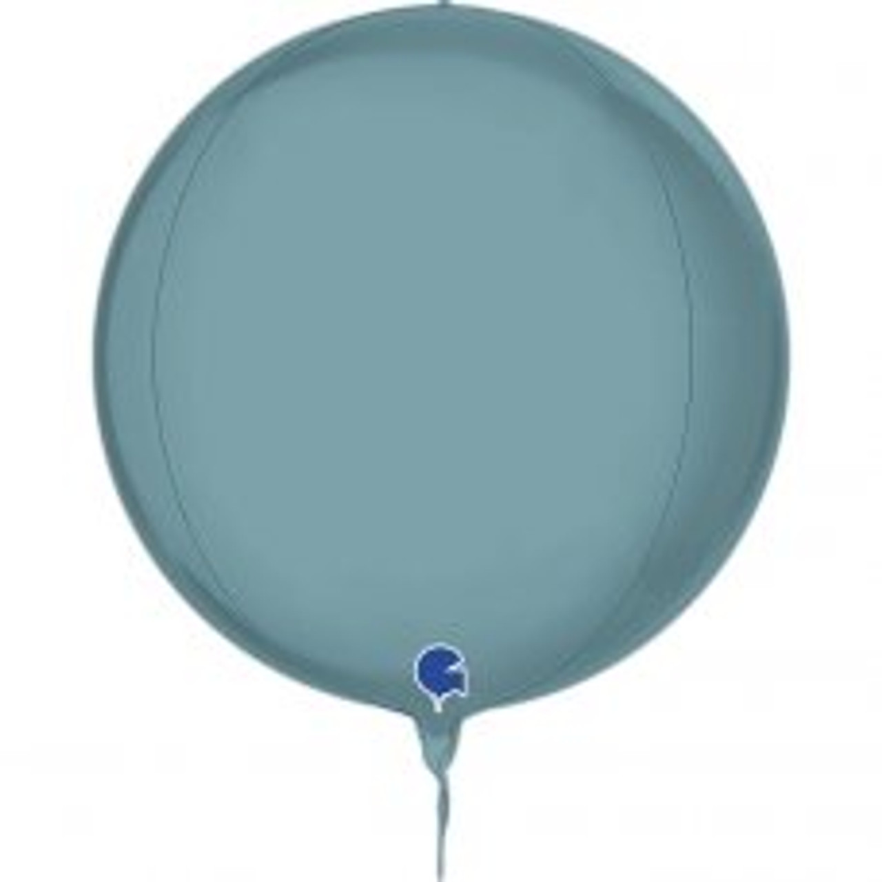 G741P02TS GLOBE 4D PLATINUM TENERIFE SEA 15INCH/38CM FOIL BALLOON. INC HELIUM & RIBBON